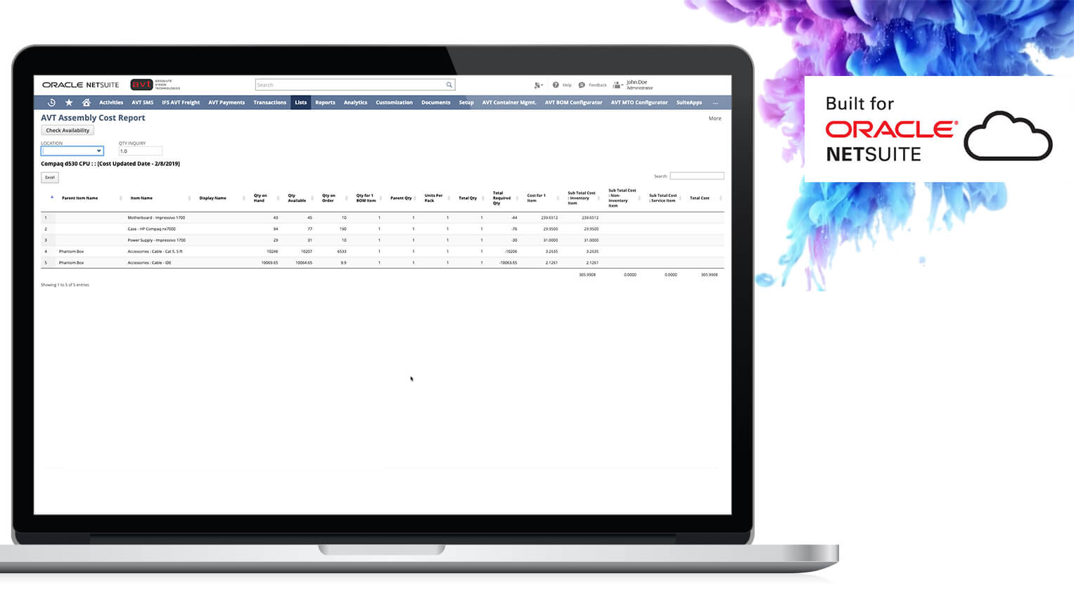 AVT CPQ for NetSuite